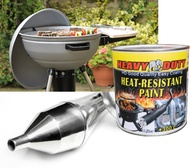 (300°C) BBQ grill paint ALUMINIUM PAINT HEAVY DUTY BRAND PROTECTIVE COATING 1L (Heat Resistant Alu