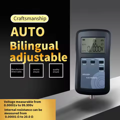 YR1035 Four Line High-precision Lithium Battery Internal Resistance Meter Tester Quality Detector 18