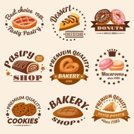 Jasa Desain Logo Kue Bakery Cute Olshop Kekinian
