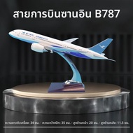 เครื่องบินโมเดล Xiamen Air Boeing B737 พร้อมล้อและไฟ ของขวัญที่ระลึก โมเดลเครื่องบินแบบคงที่ ของเล่น