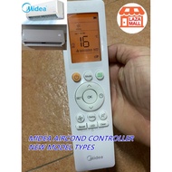 【 MIDEA NEW TYPES】UNIVERSAL REMOTE CONTROL AIRCOND AIR-CONDITIONER CONTROLLER RECEI 美的冷气机遥控器 kontrol