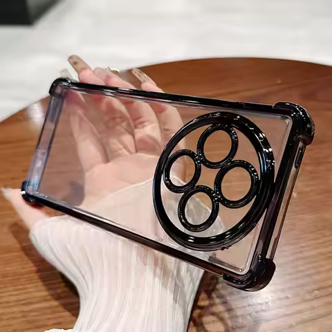 Redmi14C Case Shockproof Transparent Armor Phone Cover For Xiaomi Redmi 14C 4G A3 A3X POCO C75 X7 X4