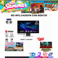 [ผ่อน 0% 10 ด.]MSI MPG 274URDFW E16M MONITOR (IPS UHD 160Hz)/ประกัน 3 Years Onsite