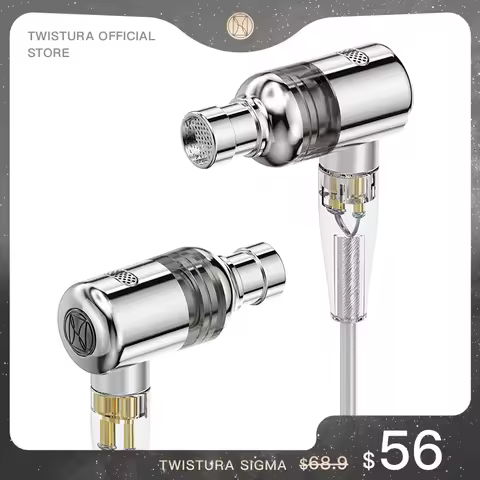 TWISTURA SIGMA Hybrid 1DD+1BA HiFi Earphones In-Ear Monitor with Mic