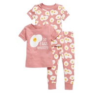 C12-09-1139-006T  Unisex Snug-Fit 3-Piece Pajama Set for Toddler & Baby -  Eggs (size 6T)