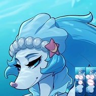 Dakimakura Anime Furry  Anthro Primarina Pillowcase Double-sided Print Home Bedding Hugging Body Pil
