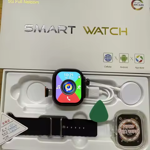 JC03 Pro Smartwatch 5G LTE Android 13.0 2.39'' AMOLED Display Smart Watch With 900W Pull-out Camera 