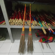 (RAGIL JAYA) Broom stick yard and street broom/ black round broom stick/ broom stick