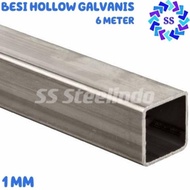 BESI HOLLOW - KOTAK GALVANIS 1MM 6 METER