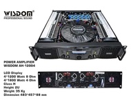 Power Amplifier WISDOM AH 12004 AH-12004 AH12004 4 Channel ORIGINAL