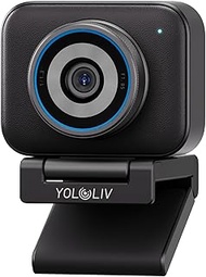 YOLOLIV YoloCam S3, 4K Streaming Webcam,1/1.3" Sensor, PDAF Autofocus, Uncompressed 4K, 4X Zoom, for