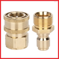 【MED】High pressure washer nozzle kit quick connect kit adapter fitting 3/8 M22