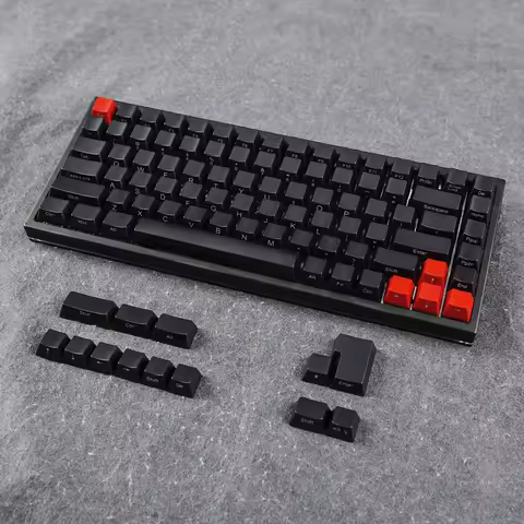 YMDK ABS ANSI ISO Side-lit Top lit 1.5mm Thickness Shine Through Keycap For YMD75 KBD75 Keycool 84 K