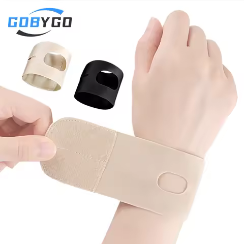 GOBYGO 1Pcs Portable Adjustable Slim Wrist Brace Wrist Strap Support Carpal Tunnel Injury TFCC Tear 