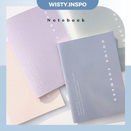 Student notebook B5 with Going Forward letter pattern 80gsm with horizontal and square lines [Wisty.