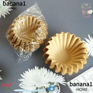 BANA 50pcs Coffee Filter Paper, 45mm/50mm Hand Brewed Coffee Powder Bowl Filter,  Bowl Shaped Coffee