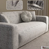 1 ชิ้น ผ้าคลุมโซฟาผ้าไหมซาตินสำหรับฤดูร้อน ลวดลายแจกการด์ ยืด โซฟาสไตล์ใหม่ที่ป้องกันการลื่น 1 ชิ้น