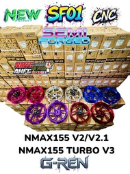 G REN MAGS SEMI FORGED SF01 NMAX155 V2/V2.1/ NMAX155 V3 TURBO NEW PRODUCT 3.50/13 / 4.00/13