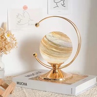 LP-8 QZ💎New Internet Celebrity Bedroom Table Lamp Bedside Table Lamp Advanced Good-looking Moon Planet GirlinsNordic Sma