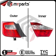 TYC Toyota Camry ACV50 ASV50 Pre-Facelift 2012-2015 Outer/Inner Tail Light Lamp Lamp