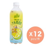 碧泉 - 單叢茶葉(鴨屎香)有氣檸檬茶飲品 500 毫升 x 12