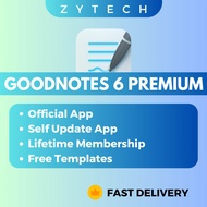 24/7 ⚡️Goodnotes 6 Official App | Unlimited Notebooks |  IPad IPhone Apps (Genuine iOS App Store)
