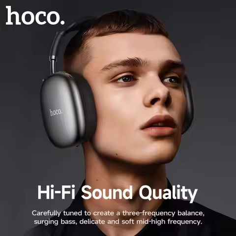 HOCO W55 Bluetooth Headphone Wireless Portable Outdoor Sport Earphones Setero Big Earbuds Hifi Audio