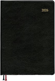 Daigo E2316 2026 Planner, Appointment, Weekly Vertical, A6, Black, Begins September 2025