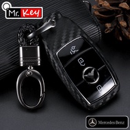 【Mr.key】Mercedes Benz key cover key fob cover set For Mercedes Benz AMG 2016 2017 E Class W213 E200L