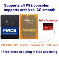Mx4sio Sio2sd Tf/ อแดปเตอร์ Sd การ์ดสำหรับทุกคอนโซล + บัตร FMCB + 256G/128G/64G Ps2 ISO การ์ด SD เลื