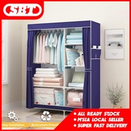Wardrobe Almari Baju Rak Baju Clothes Organization Storage Rack Cabinet Clothes Rack Cupboard Bedroo