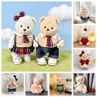 Only Clothes] 30cm Medium Lena Bear Clothes Bear Plush Doll Doll Replacement 30cm Teddy Bear Student