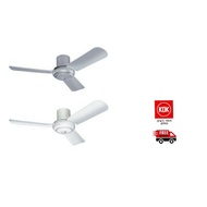 KDK M11SU Ceiling Fan 110cm w/ Remote Control (HDB or apartments with low ceiling; 2.6 metres to 3 m