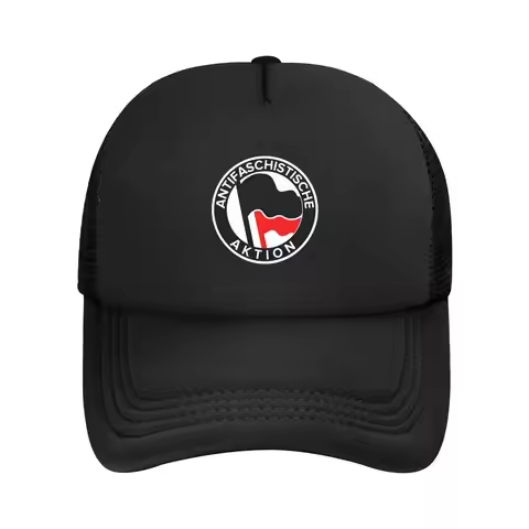 Anti-action Anti-Racism Trucker Caps Unisex Aktion Dad Hat Trucker Hat Racing Cap Adjustable Mesh Ba