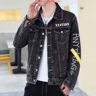 Man's Jackets And Coats Winter Brand Hooded Vintage Distressed Demin Jacket Tops Coat Outwear Jean J