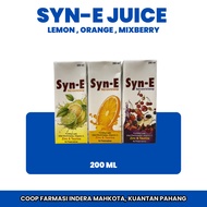 SYN-E JUICE ( LEMON. MIXBERRY, ORANGE ) 200ML