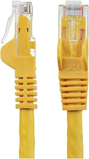 VoltShine Cat.5e AWG24 UTP Network Cable Yellow 2 m - Ideal for Connecting Devices in Local Networks