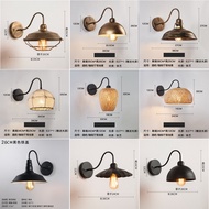 American Retro Industrial Style Wall Lamp Loft Bar Cafe Creative Aisle Bedroom Fitting Room Iron Dec