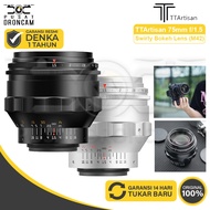 Ttartisan 75mm f1.5 Swirly Bokeh Lens M42 Mount / TT Artisan 75 mm f/1.5 M42 Official Original
