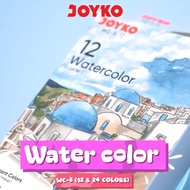 JOYKO WC-5 12.24 COLOR WATERCOLOR | WATERCOLOR | WATERCOLOR PAINTING FREE BRUSH