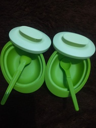 PROMO CUCI GUDANG PRODUK TUPPERWARE  1 SET WADAH SAMBAL TUPPERWARE "SAMBAL DISH TUPPERWARE" DIJAMIN 