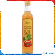 แฮปปี้เมทน้ำส้มสายชูหมักแอปเปิ้ลออร์แกนิค 500มล. - Happy Mate Raw Organic Apple Cider Vinegar 500ml