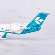 {{ของเล่นสดใส }} NG Models 1/200 CRJ-200LR I-ADJB Gold Metal Airplane Model Air Dominiti 251212 ZQGT