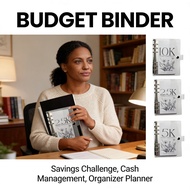 Savings Challenge Book Binder Budget Planner Budget Book Binder Envelopes With Cash 2.5k 5k 10k