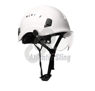 INDUSTRIAL SAFETY HELMET/HARD HAT EN397 WITH CHIN STRAP AND CLEAR LENS EN397
