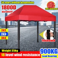 【1800D Thickening】2x2 2x3 3x3 3x4.5 3x6M tent outdoor heavy duty 100% waterproof Foldable Retractabl