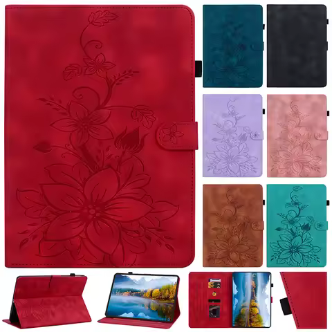 Leather Case For Amazon Fire HD 8 2024 Case Fire HD 10 2024 Tablet Cover