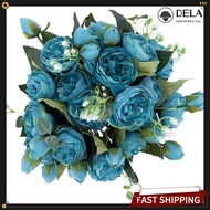 [April New Arrivals] 5 Head Persian Peony Silk Flowers Wedding Home Decor Fake Roses Bouquet❀