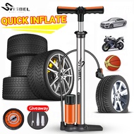 100% authentic High Pressure Bicycle Pump With Gauge 160 PSI Air Pump for Bike/Motorcycle/MTB/Car Pa