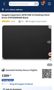 可寄順豐 Seagate 26tb USB3.0 hard disk drive